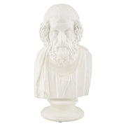 Scultura Grecia 5, Bianco, Poliresina, 12,9x12,5x25 cm