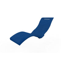 Sdraio Chaise Longe Lettino Prendisole In Polietilene Colore Blu Cv-S010/5002