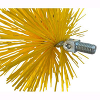 Kit Spazzacamino Pulizia Canne Fumarie 10 Metri con Scovolo in NYLON Ø20 cm con Guanti in OMAGGIO