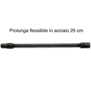 Kit Spazzacamino Pulizia Canne Fumarie 10 Metri con Scovolo in NYLON Ø30 cm con Guanti in OMAGGIO