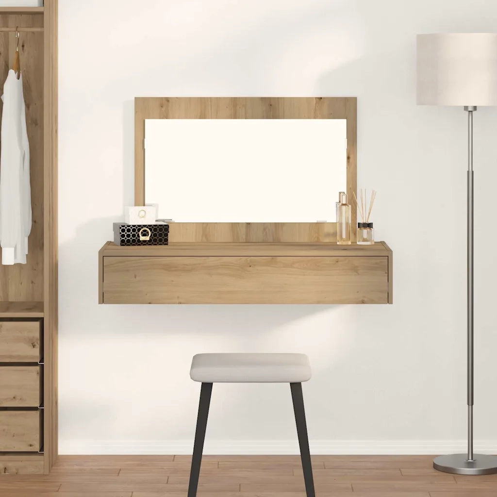 Toeletta | Tavolo da Trucco Marrone 100 x 40 x 70 cm Legno multistrato