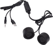 Altoparlante USB Mini per Computer Desktop e Laptop - Jack Stereo 3,5 mm con Regolazione del Volume per MP3 e Telefono - Ideale per Uso Casa e Ufficio