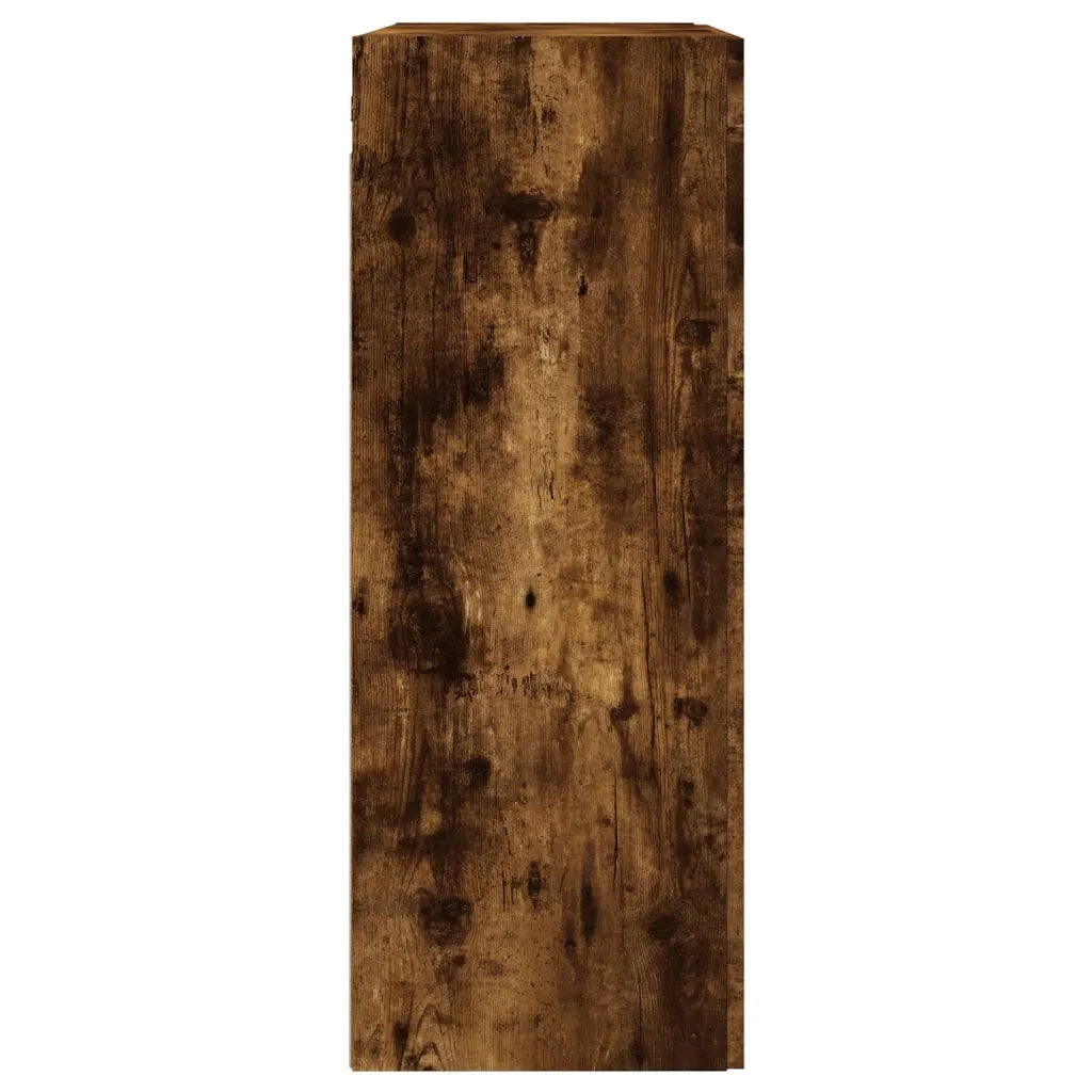 Mobile a Parete Rovere Fumo 69,5x34x90 cm in Legno Multistrato 830401