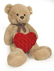 Orso Peluche Gigante 100 cm Orso Peluche gigante San Valentino Orso Peluche Gigante Con Cuore Altissima Qualita' Modelli