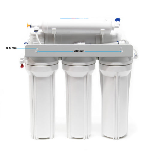Naturewater NW-RO50-NP35 Impianto osmosi inversa, filtrazione 5 stadi con serbatoio, membrana RO 190 l/giorno
