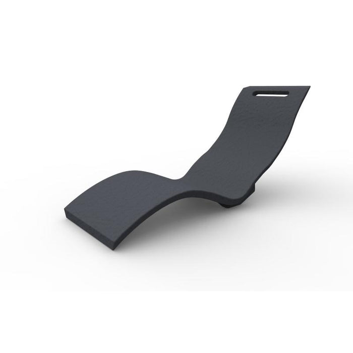 Sdraio Chaise Longe Lettino Prendisole In Polietilene Colore Antracite Cv-S010/7016