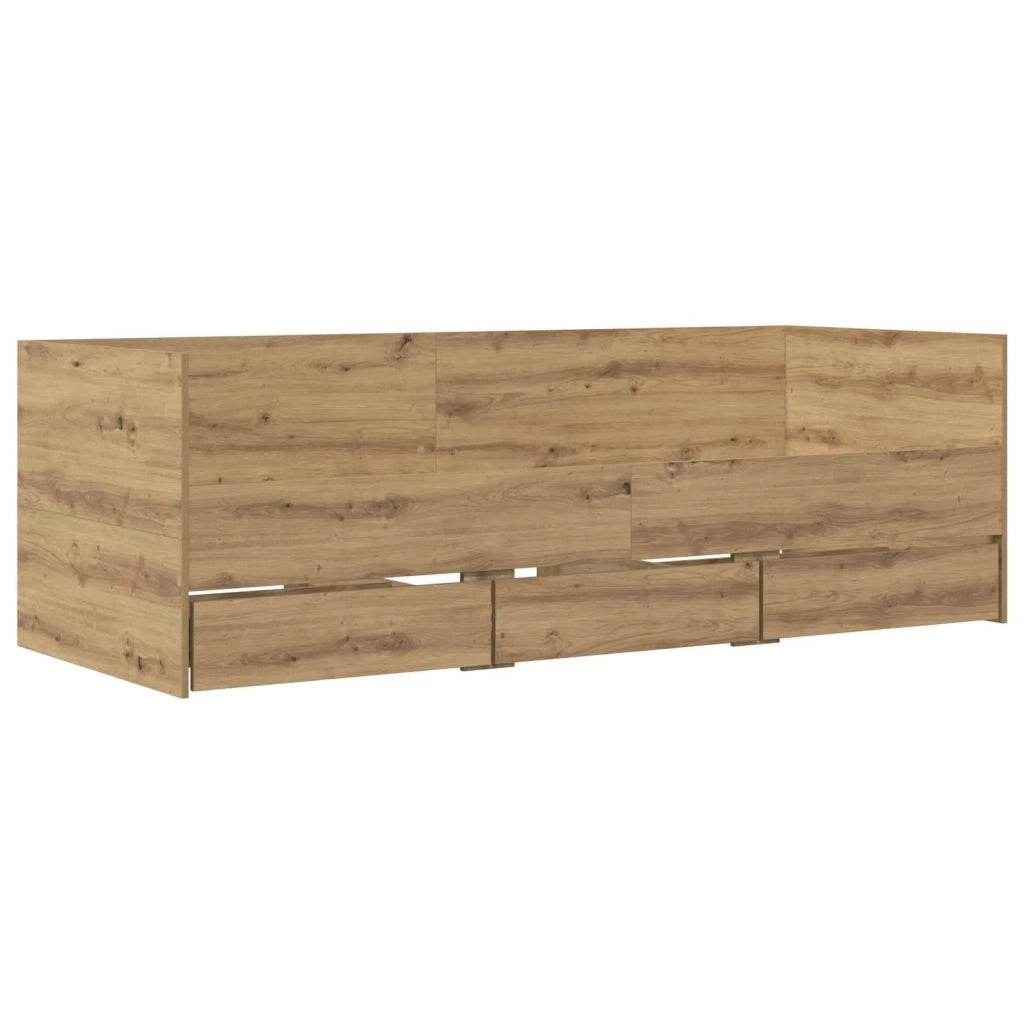 Telaio del letto con storage Rovere Artigianale 80 x 200 cm 3429636