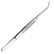 Trade Shop - Pinza 392 16cm In Acciaio Punta Curva Strumento Dentista Odontoiatria Estetista -
