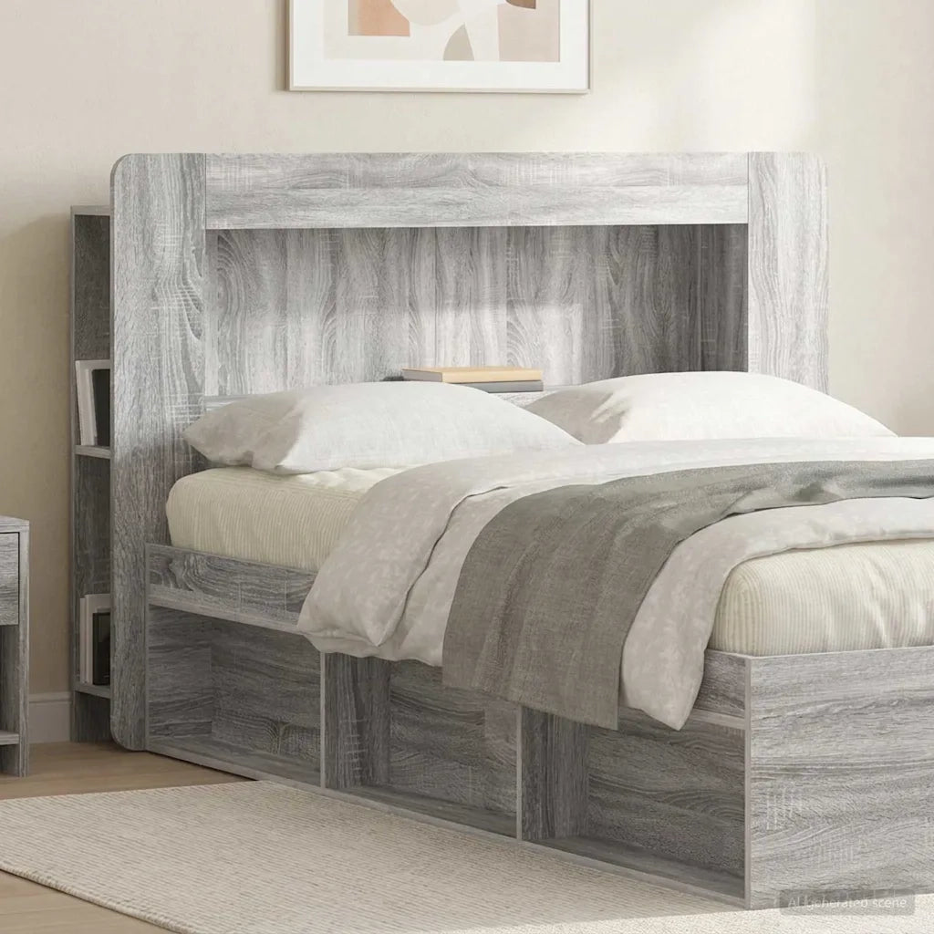 Testata del letto Grigio Sonoma Legno ingegnerizzato 8001270