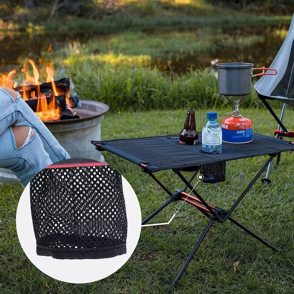 Trade Shop - Tavolo Pieghevole Ultraleggero Tavolo Da Picnic Portatile Da Campeggio All'aperto -