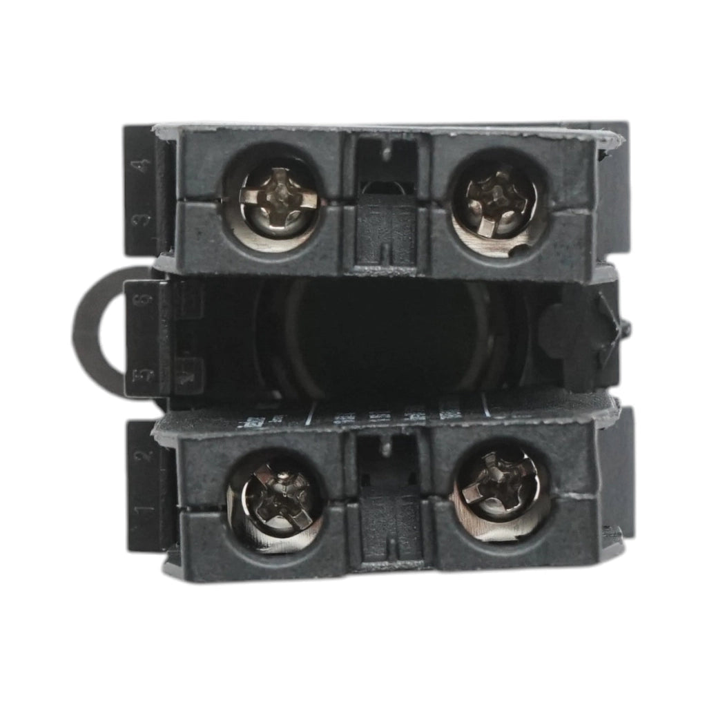 Pulsante convesso con ritorno 1NO+1NC verde, 10A/600V AC, 1A/250V DC LA42 Breckner Germany