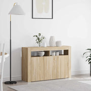 Credenza Rovere Sonoma 116 x 30 x 75 cm Legno multistrato 3333878