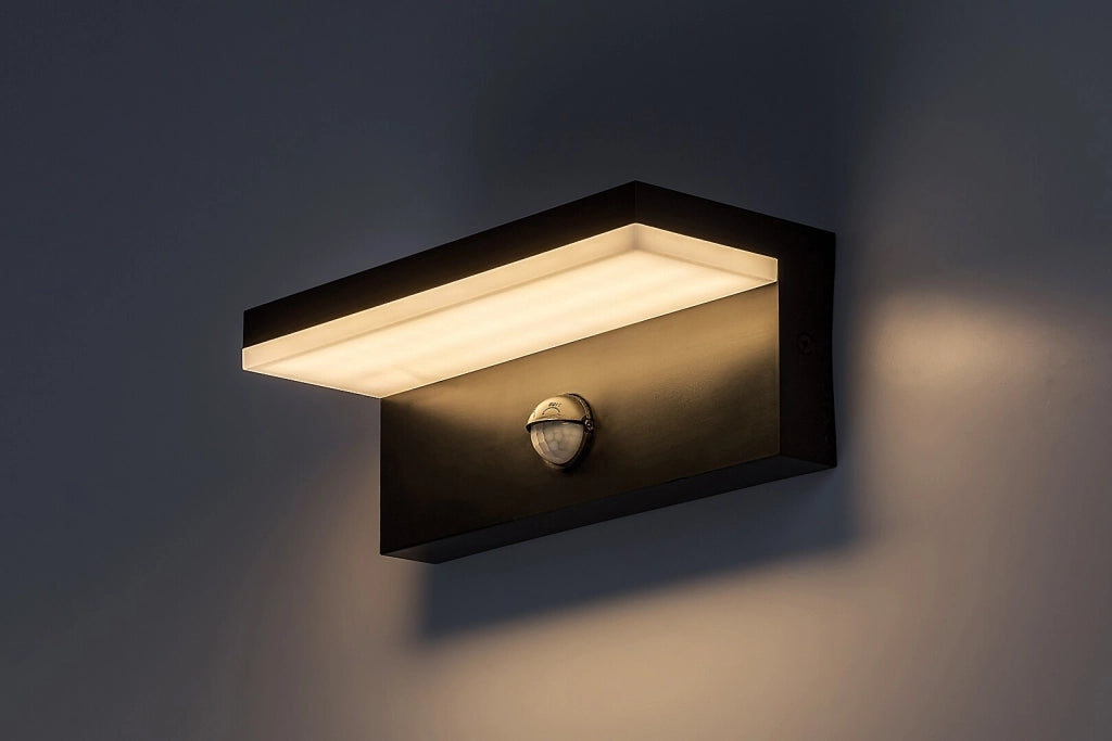 Applique esterna Rabalux Zaragoza 9W LED PIR CCT IP54