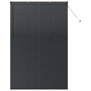 Tendaggi a Veneziana | Tenda a lamelle Nero 220 x 140 cm Alluminio