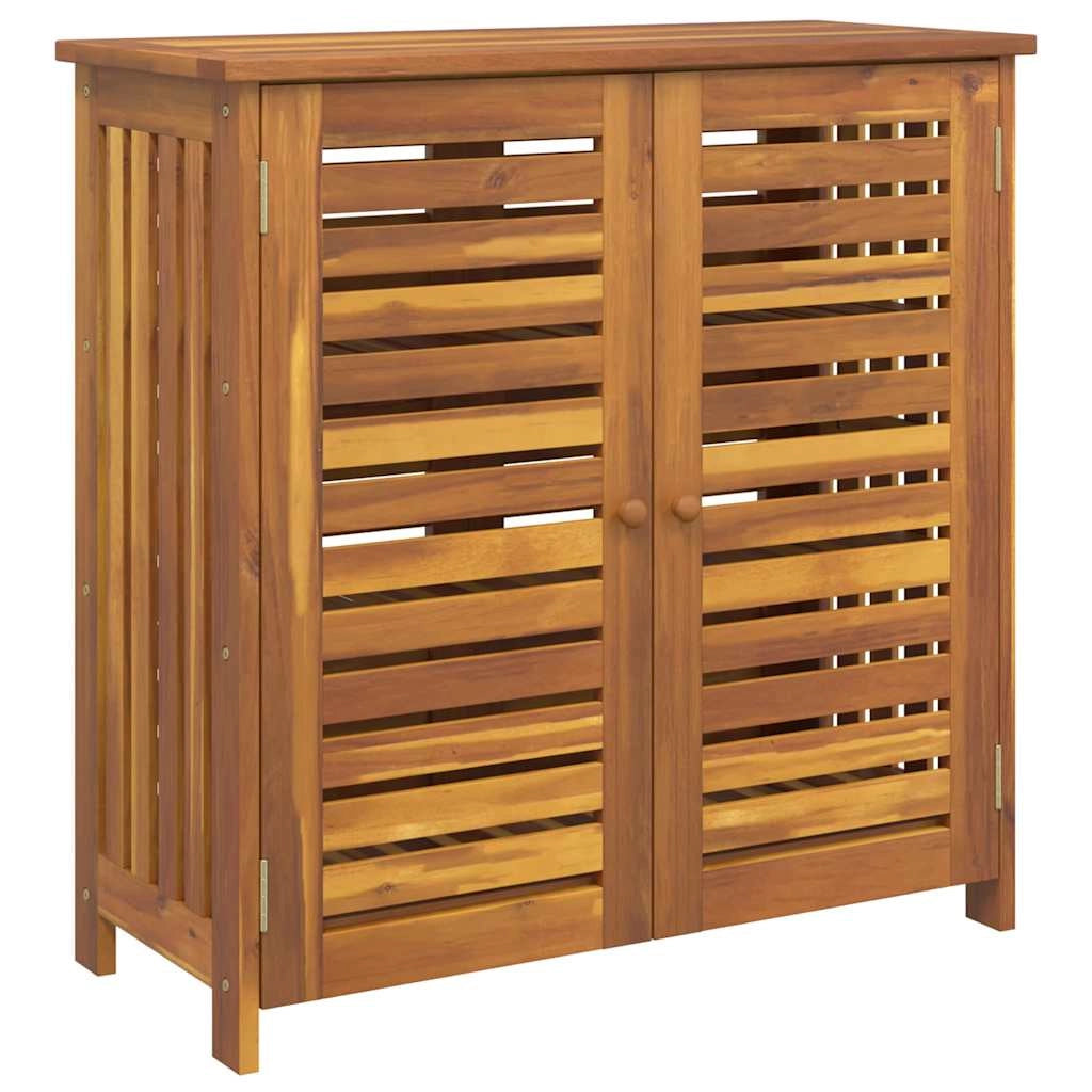 Mobiletto da giardino rettangolare moderno con 3 ripiani funzionali 90 x 40 x 90 cm in legno di acacia naturale 02_0058505