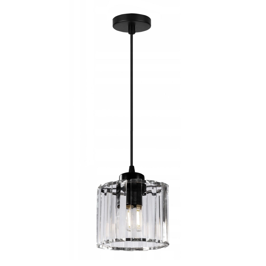 Lampada Da Soffitto Cristallo Black APP511-1CP