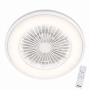Ventilatore plafoniera led zephir 2 in 1 con telecomando e luce calda fredda regolabile zvp6