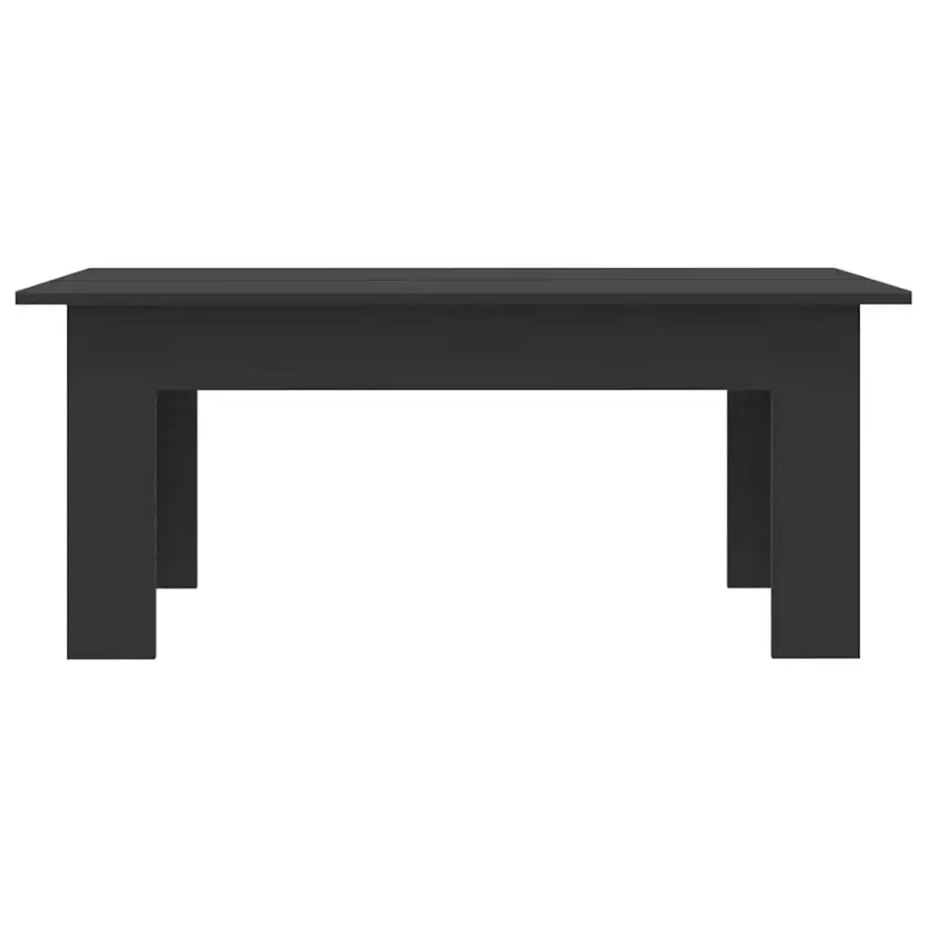 Tavolino da Salotto Nero 100x60x42 cm in Legno Multistrato 801180
