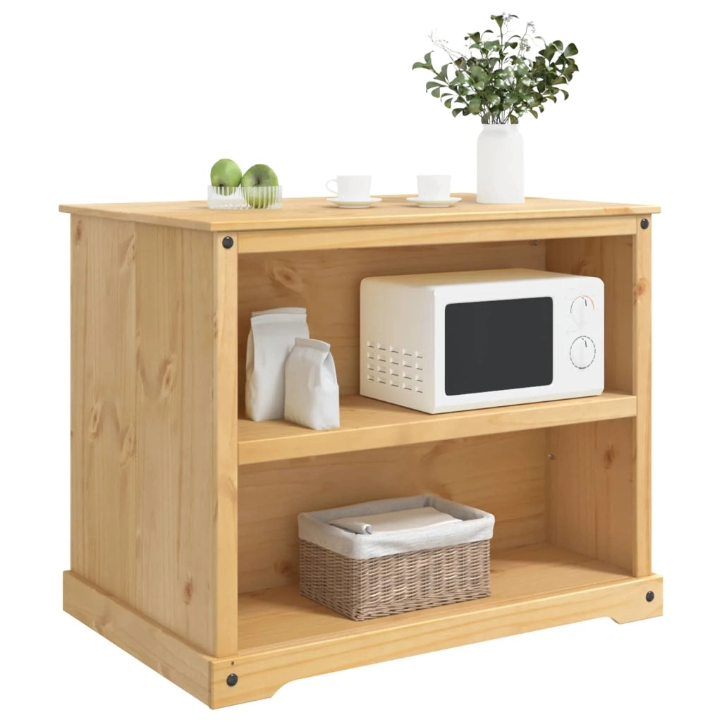 Carrello da Cucina 2 pcs Cera di Miele 112 x 77 x 91,5 cm 3425380
