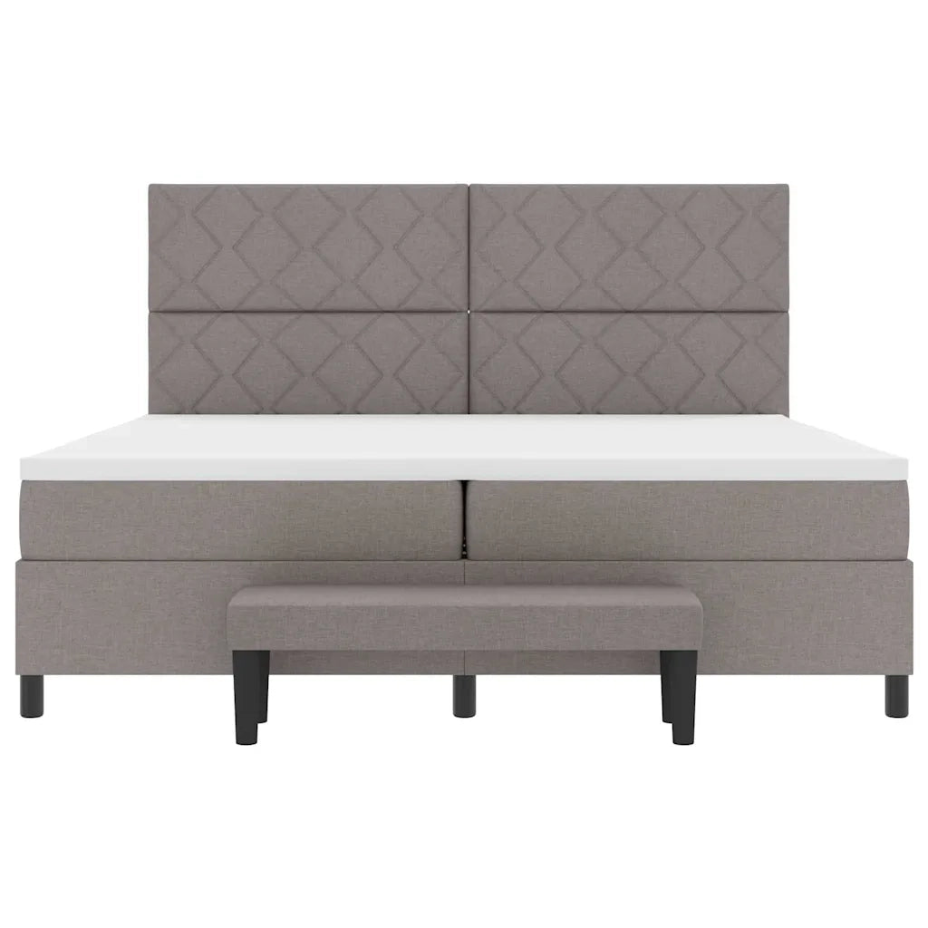 Letto a molle con materasso Talpa 200 x 200 cm Tessuto 3344174