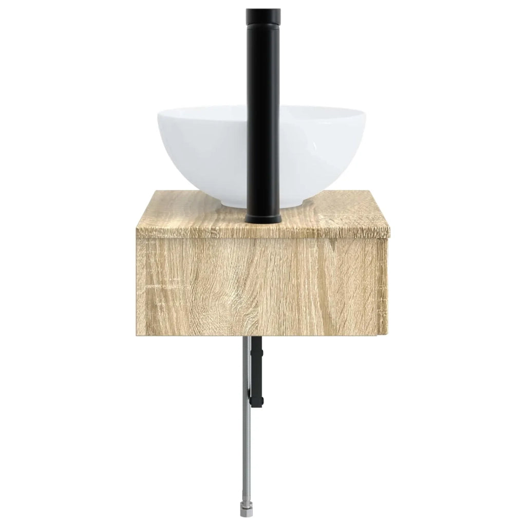 Lavabo da Parete Rovere Sonoma 40 x 35 x 39 cm