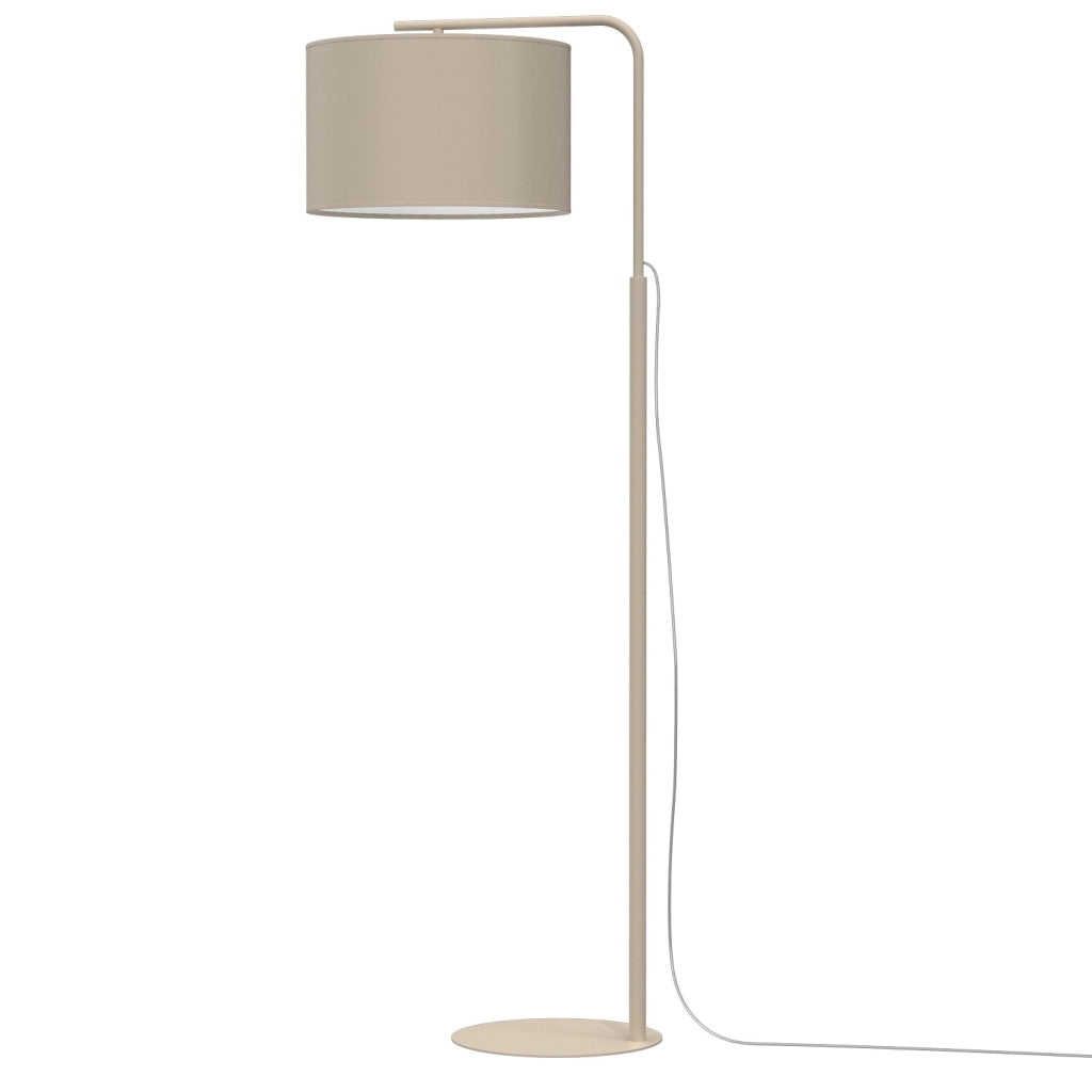 Lampada da terra Arden beige metallo 1xE27 Luminex
