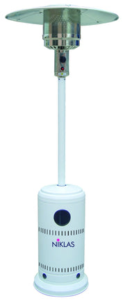STUFA A GAS PER ESTERNI TERMOPATIO GAS NIKLAS BIANCO - 81xH221 CM