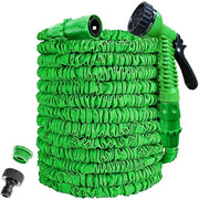 Serpentino per giardino 3x estensibile - tubo serpentina flessibile - 25 piedi - antilecco/antiburst - progetto compattato - 8 funzioni testa d'aspirazione - tubo serpentina flessibile