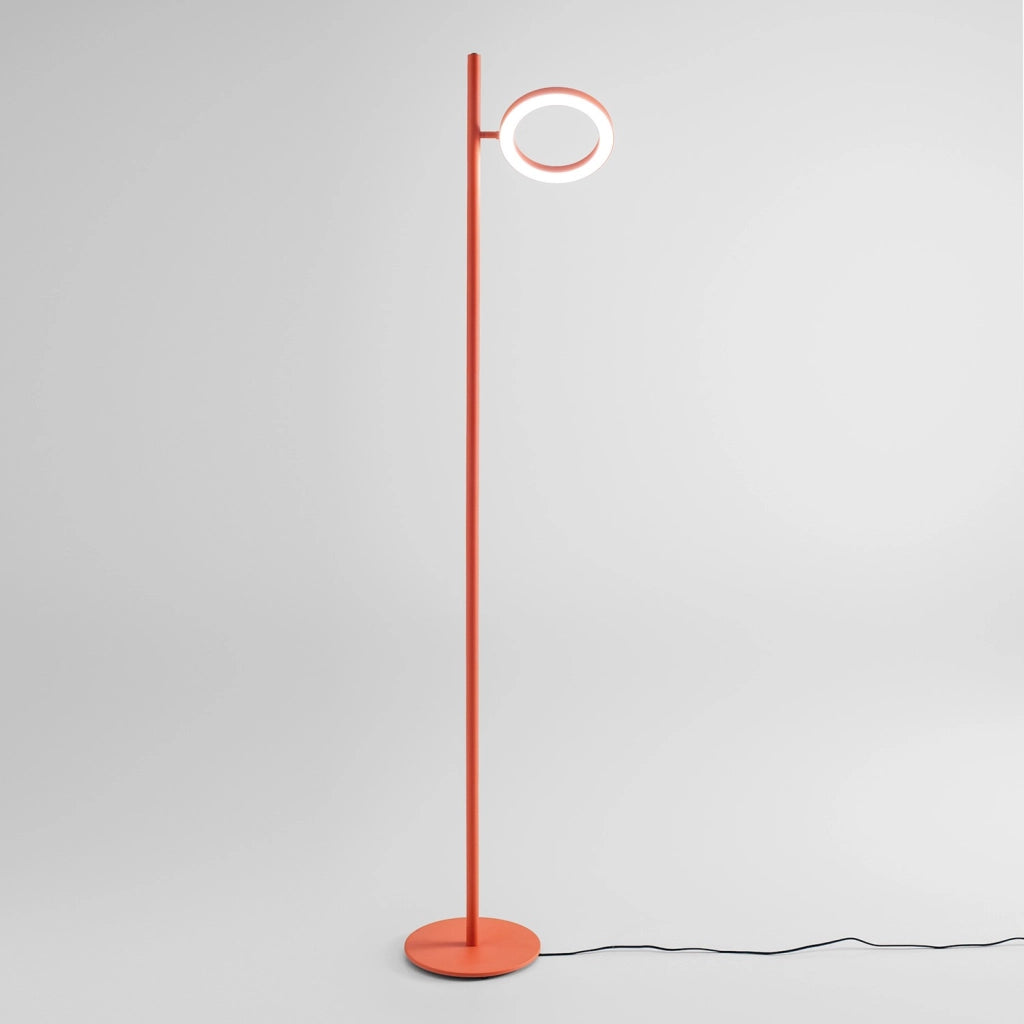 Lampada da terra GPIA31 Arancio Bruciato 25W LED 1391lm 3000K Dimmerabile Push _ Gealuce