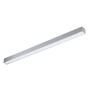 Lampada PULA Sospensione o Plafoniera LED 54W 120° CRI90 Grigio 3000K - Illuminazione Diretta in Acciaio IP20 - Rossini Group