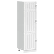 Armadio da Cucina Lucca Bianco in Legno Multistrato