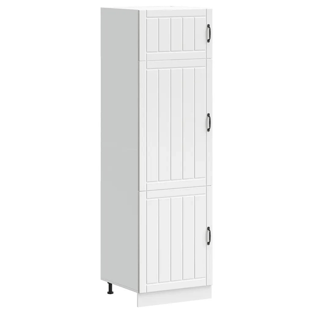 Armadio da Cucina Lucca Bianco in Legno Multistrato