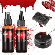 Set di trucco per Halloween e feste tematiche - plasma vampirico e crema plasma inclusa con spongia