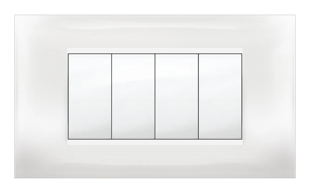 PLACCA MIVIDA PLANA BIANCO 4P- 1,0 pz