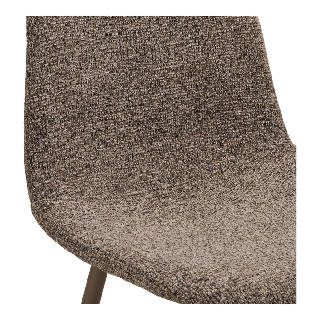 Set di 2 Sedie Stockholm, Marrone, Tessuto, 54x44x88 cm