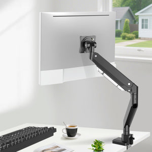 Braccio monitor da scrivania Supporto per schermi da 17 a 57" conforme a VESA, con molla a gas