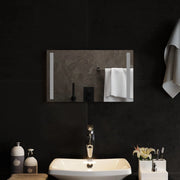Specchio da bagno LED Trasparente 50 x 30 cm vetro temperato 42045792