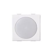 Serie Civile ETTROIT Bianco Compatibile Con Bticino Matix (Lampada Led Segnapasso 2M 220V 4000K)