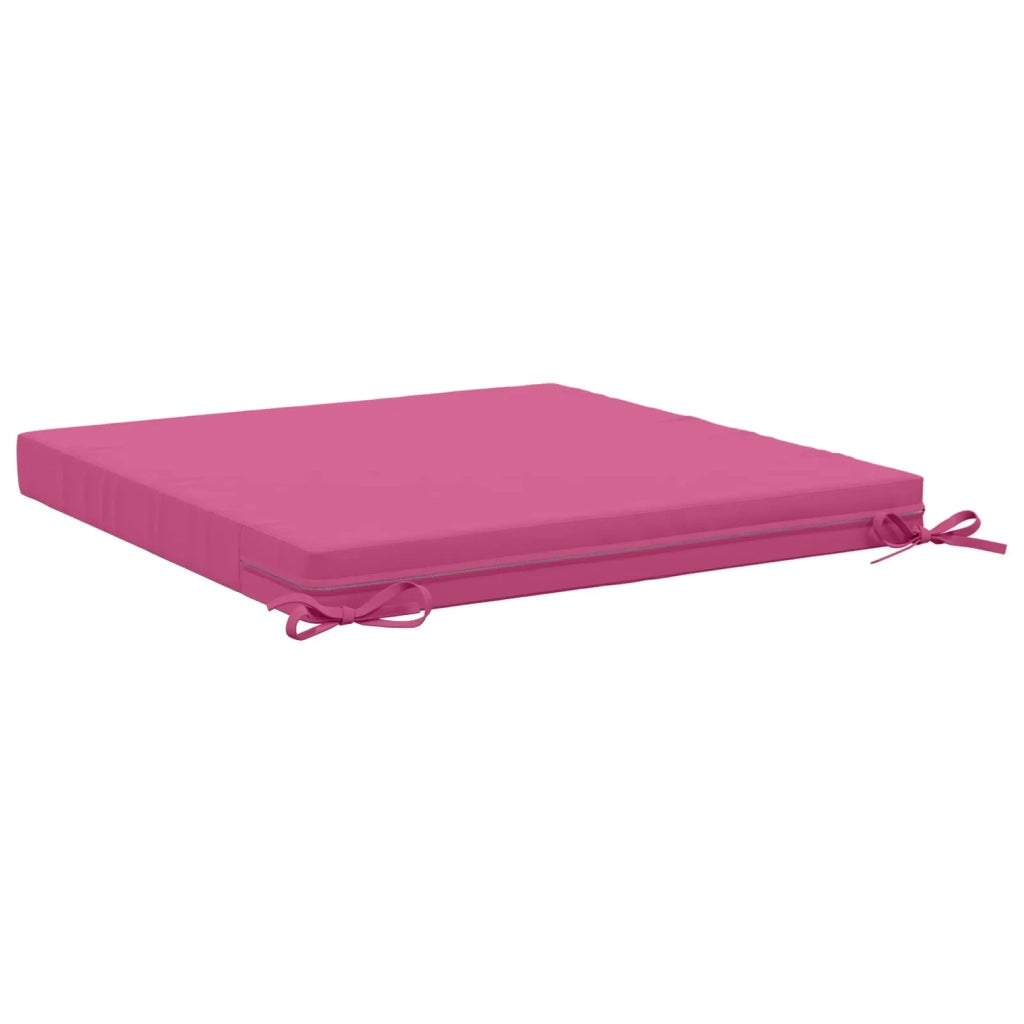 Cuscini per Sedia in 4 Pezzi SOEST 4 pz 100% Poliestere Rosa 945098