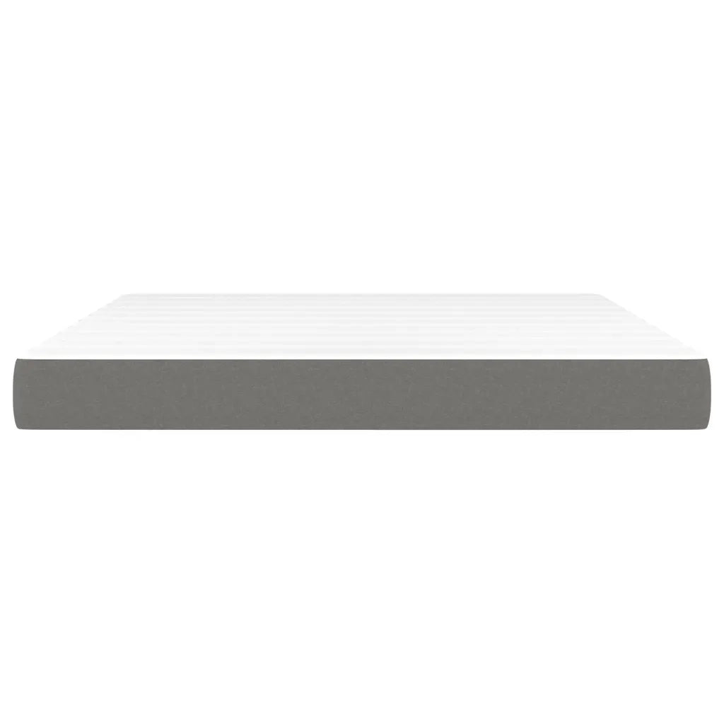 Materasso a Molle Insacchettate Rigidità Media Grigio Scuro 180x200x20 cm 347835