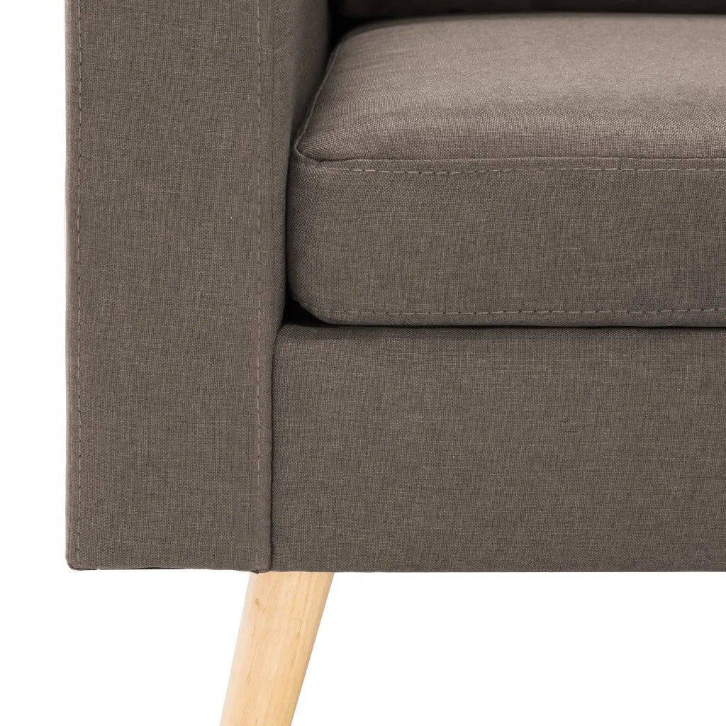 Divano a 2 Posti Grigio Talpa in Tessuto cod mxl 20781