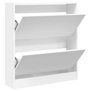 Scarpiera | Mobile per scarpe Bianca 80x21x87,5 cm in Legno Multistrato