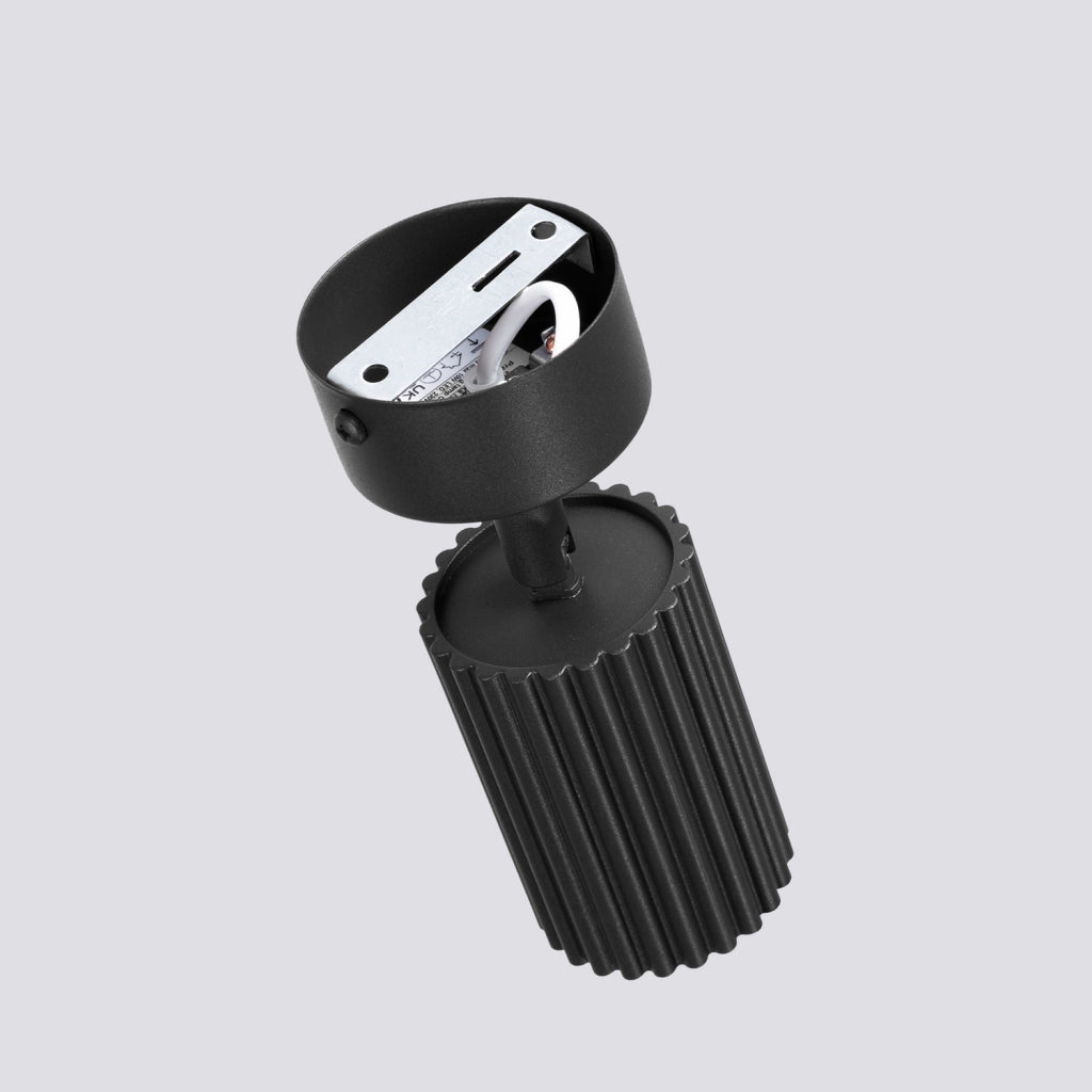 Plafoniera KARBON 1 nero
