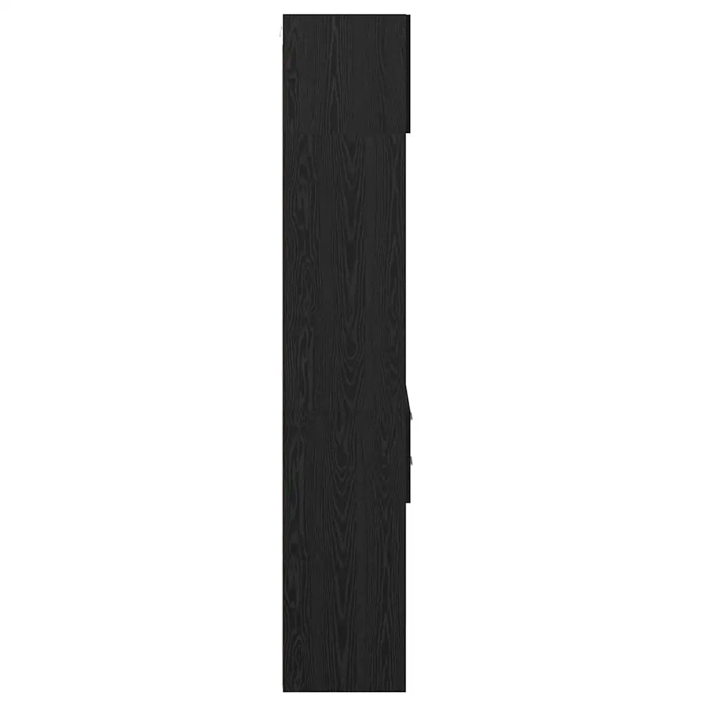 Credenza Rovere Nero 50 x 42,5 x 225 cm Legno multistrato 3402817