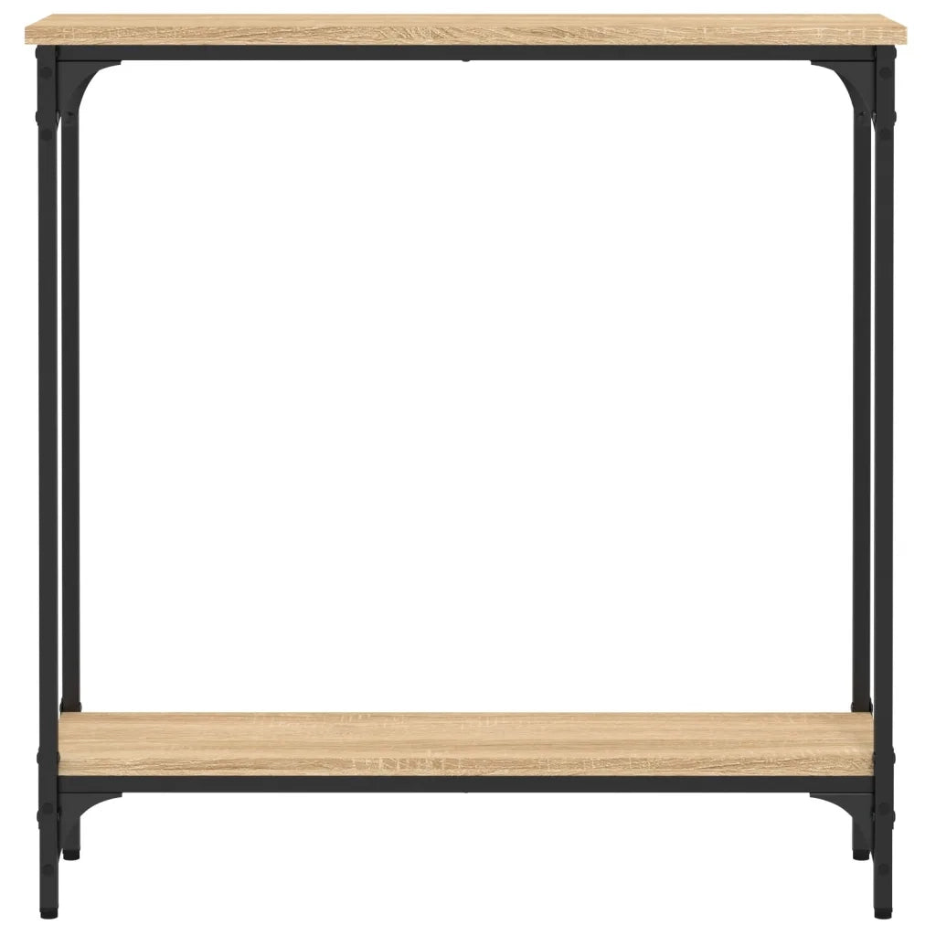 Tavolo Consolle Rovere Sonoma 75x22,5x75 cm Legno Agglomerato 834021