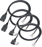 Cavo di connessione USB 4 conduttori 90 gradi 100cm 4 pezzi
