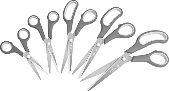 Taglieri Ultra Affilati - Maniglie a Contatto Morbido - Set Multifunzionale da 5 Pezzi