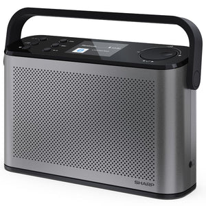 Sharp osaka dr-p540(gy) - radio digitale portatile - dab/dab+ - 2.4 slide show display - bluetooth 5.3 - storm grey - SHADRP540GY