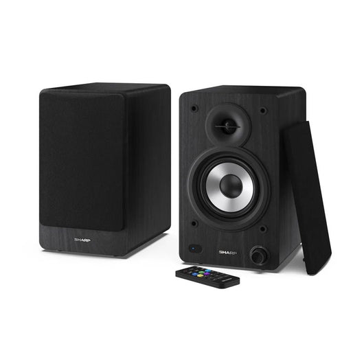 Sharp bookshelf speakers 2-vie nero con cavo e senza cavo 60 w - SHACPSS30BK
