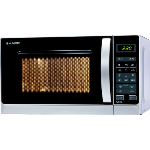 Sharp home appliances r-642inw superficie piana microonde combinato 20 l 800 w nero - R642INW